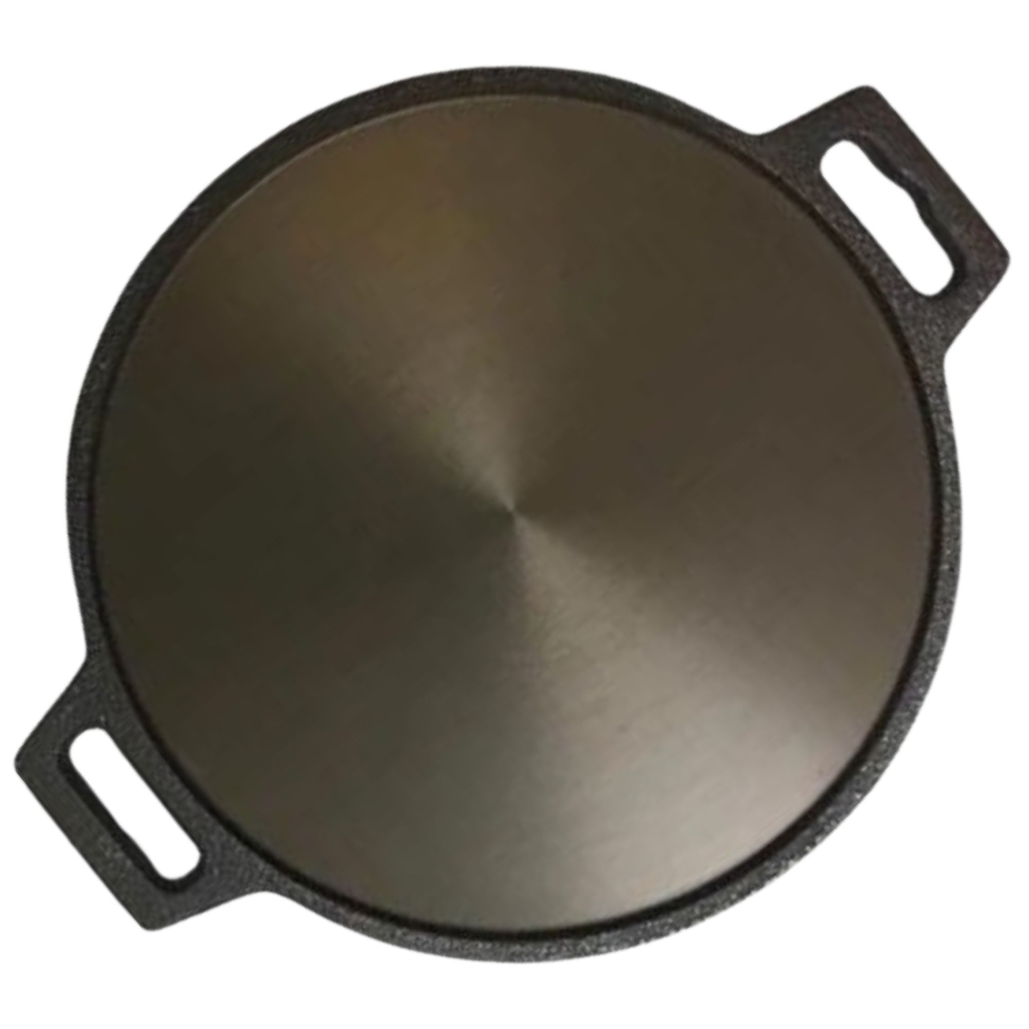 Pre-Seasoned Cast Iron Dosa Tawa - 11 Inch, Double Handle