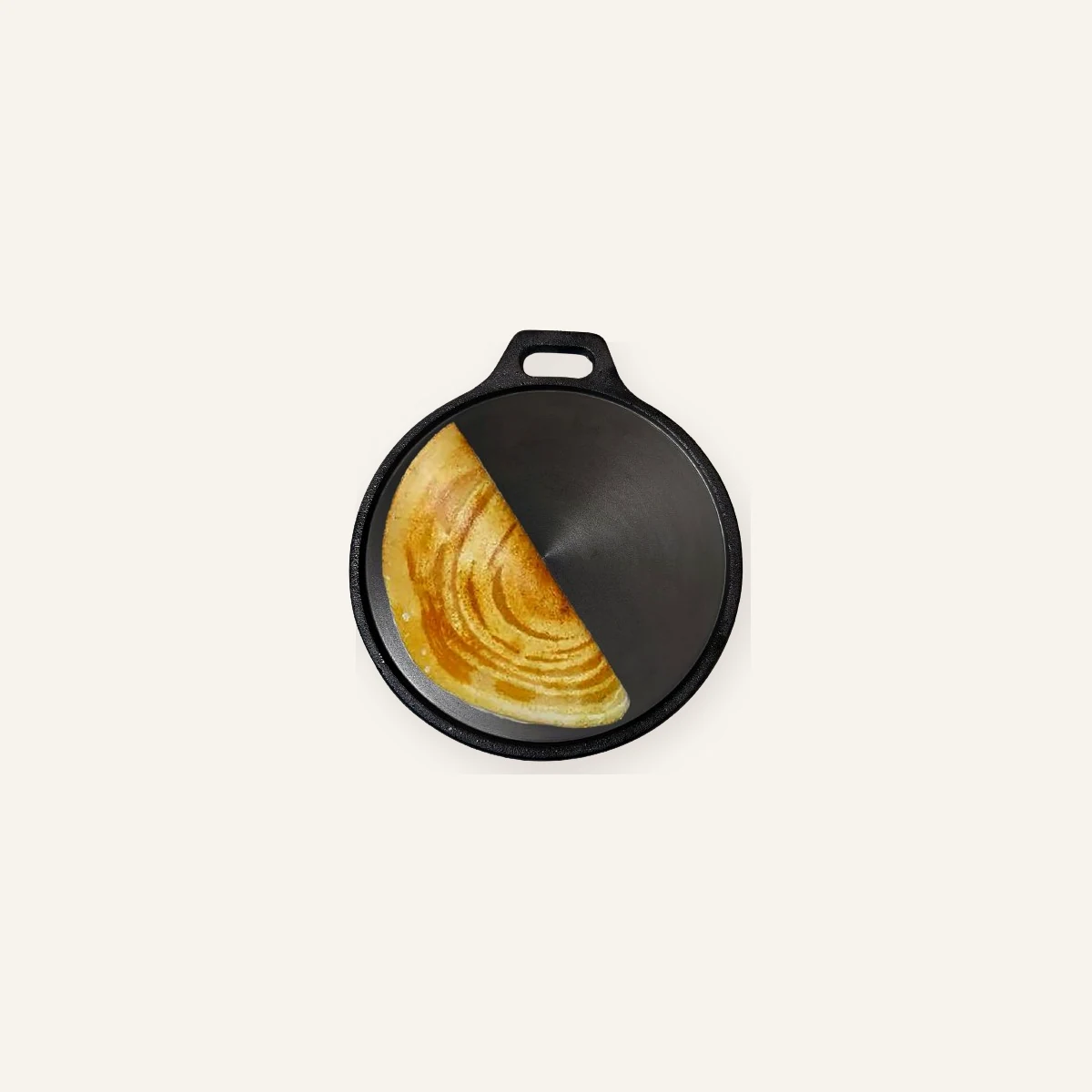 12-inch single-handle dosa tawa serving view