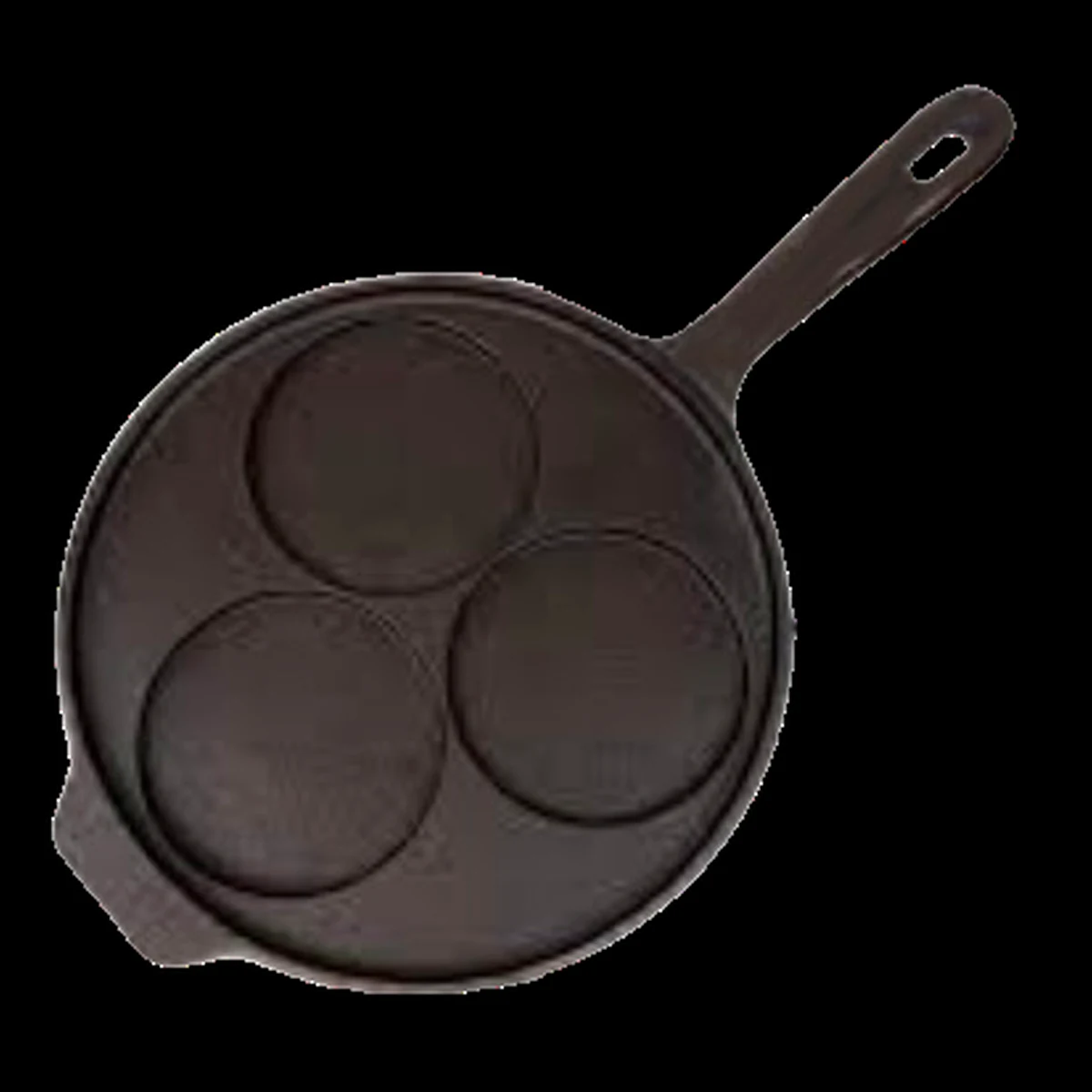 3-pit uthappam pan close view